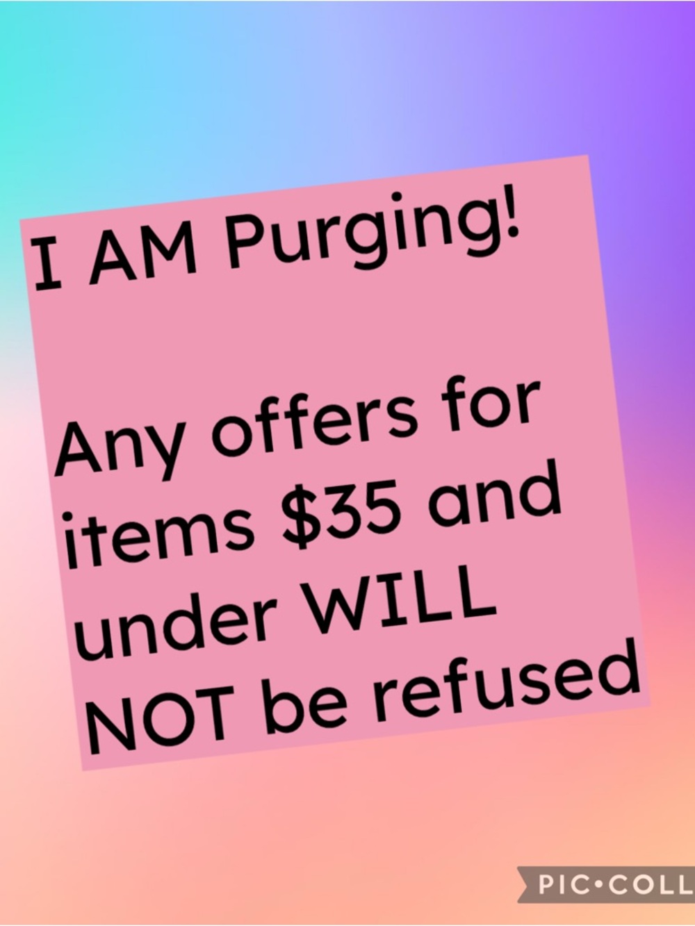 I need to clear out inventory so I can add new items!